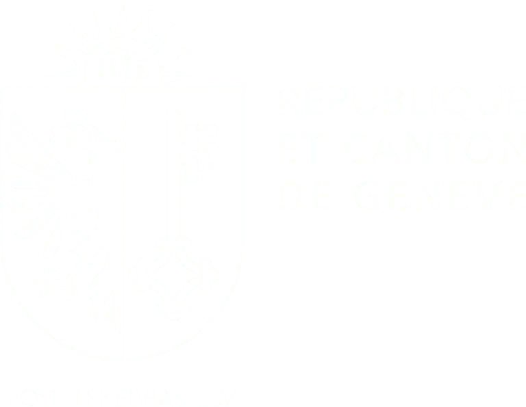 Logo canton de Genève noir et blanc
